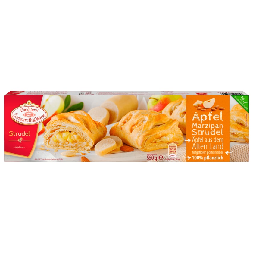 Coppenrath & Wiese Apfel Marzipan Strudel 550g